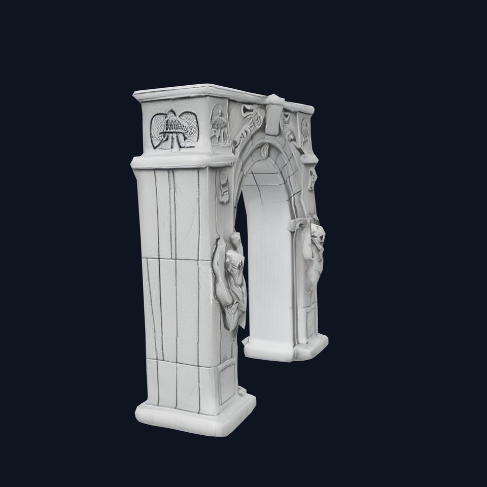 Gothic Archway model pack